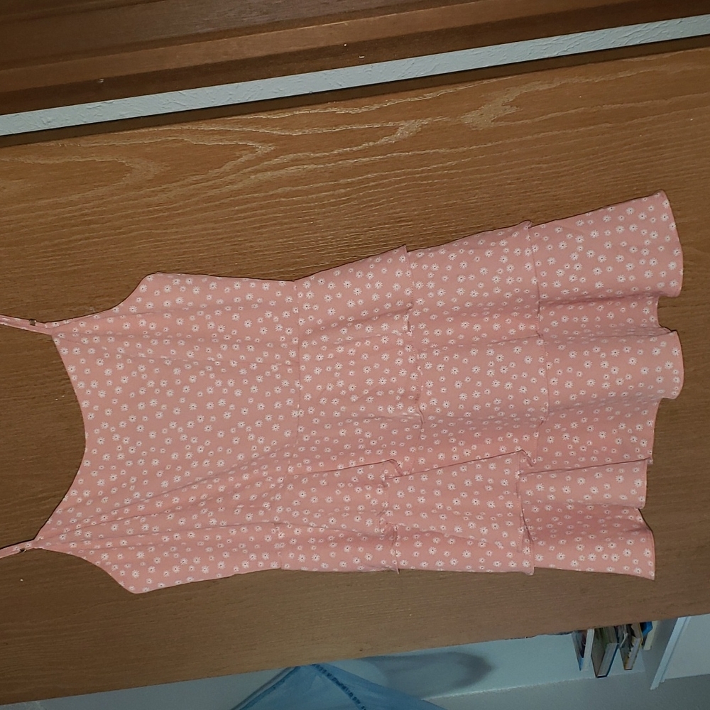 Pink dress sleeveless